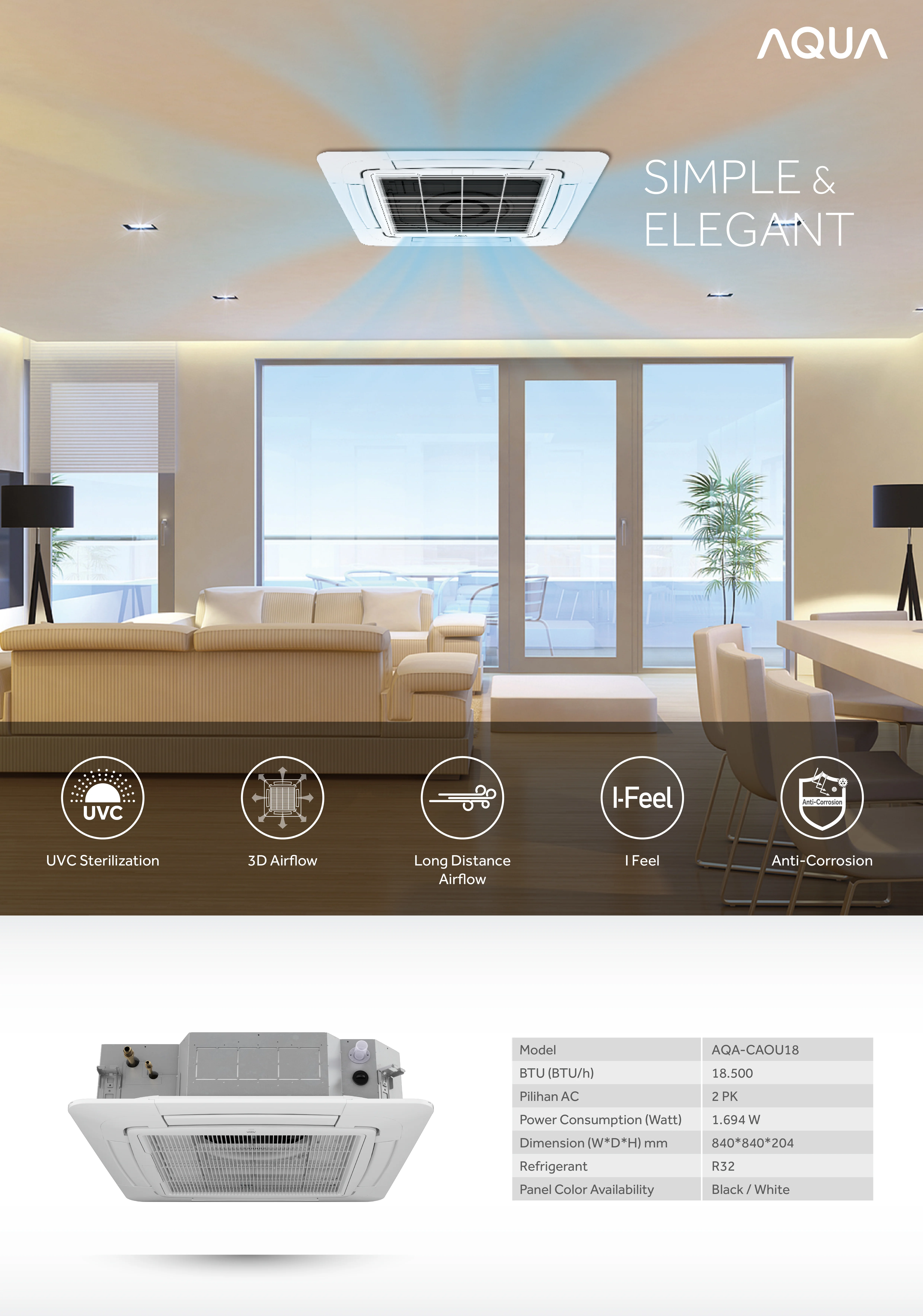 AC AQUA Elektronik AQA-KCR10VSW