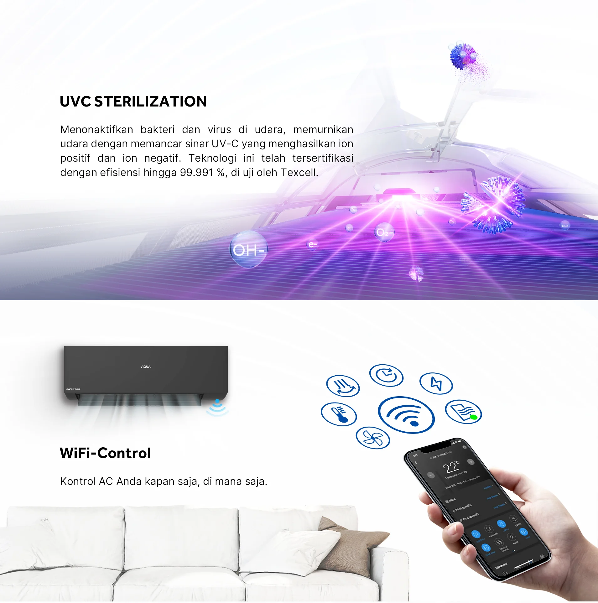 AC AQUA Elektronik AQA-KCR10VSW