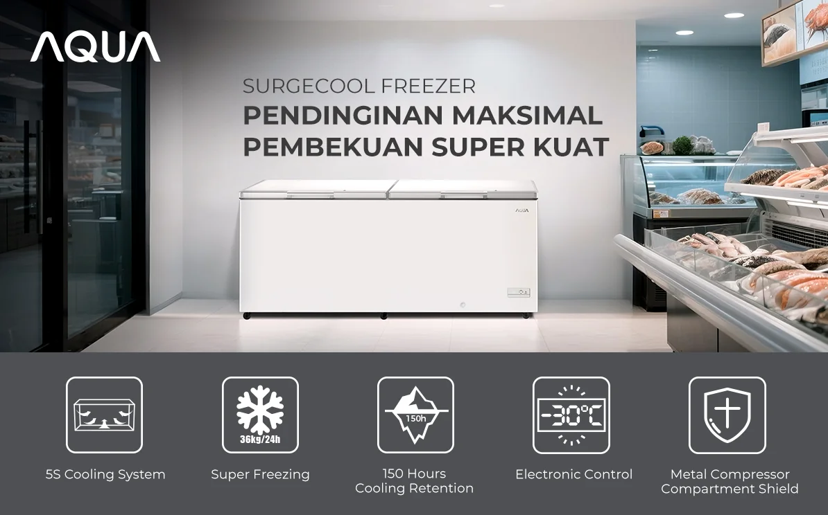 Chest Freezer AQUA Elektronik AQF-755EC