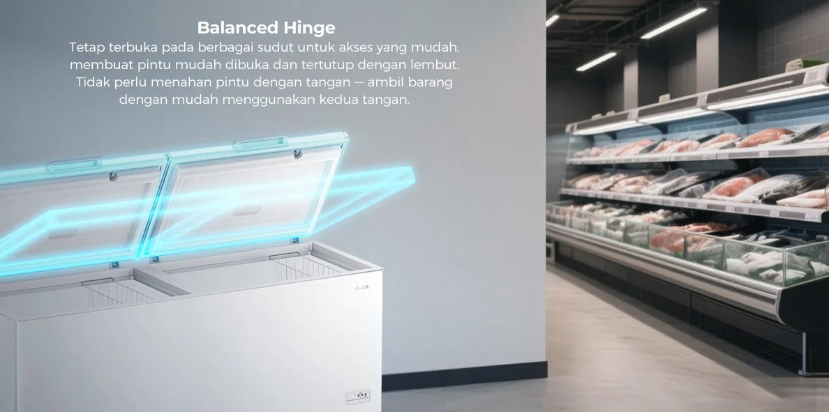 Chest Freezer AQUA Elektronik AQF-755EC