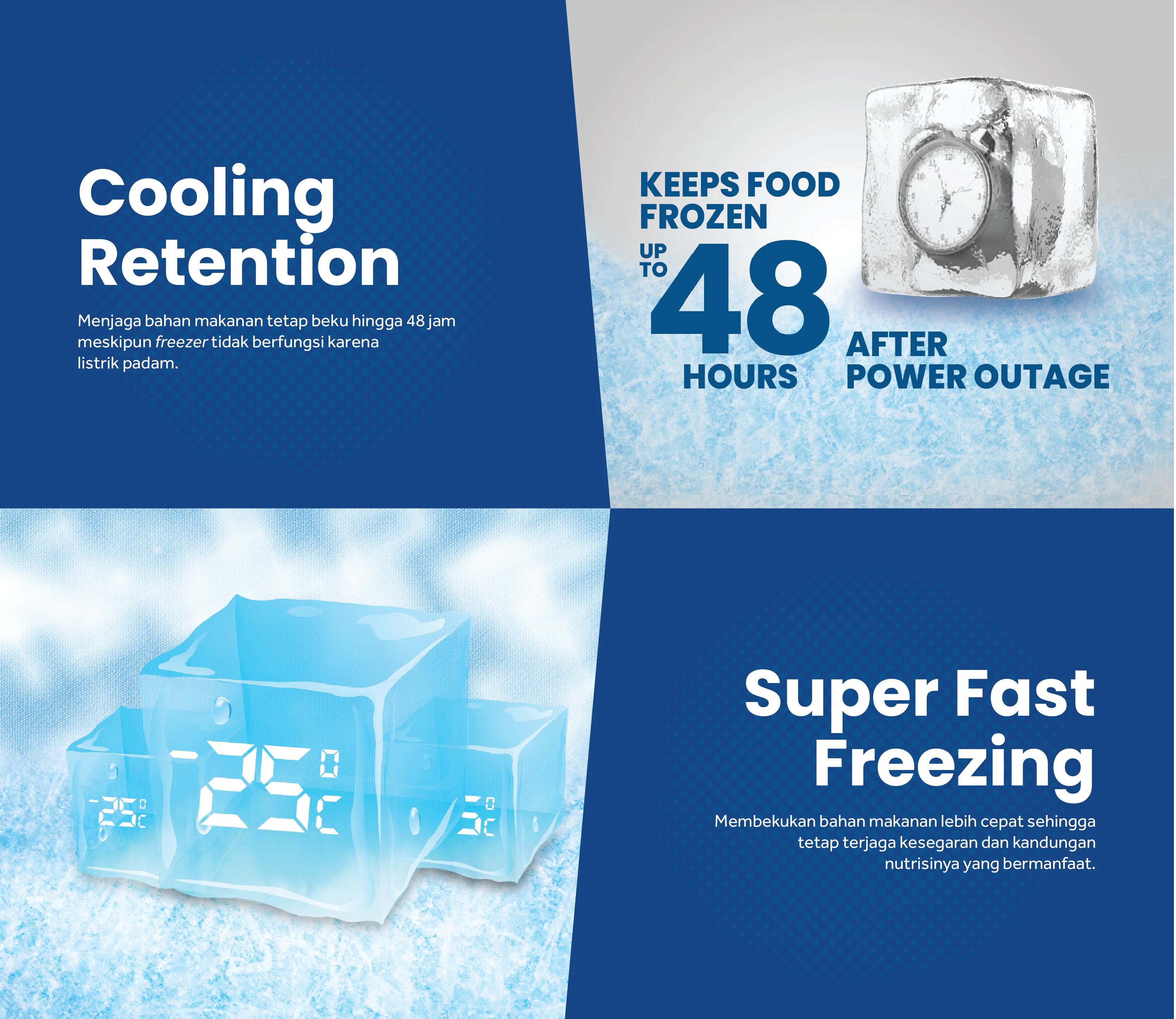 CHEST FREEZER AQUA Elektronik AQF-980GC