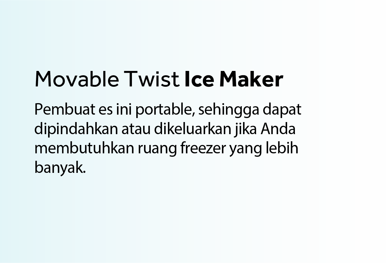 Movable Twist Ice Maker