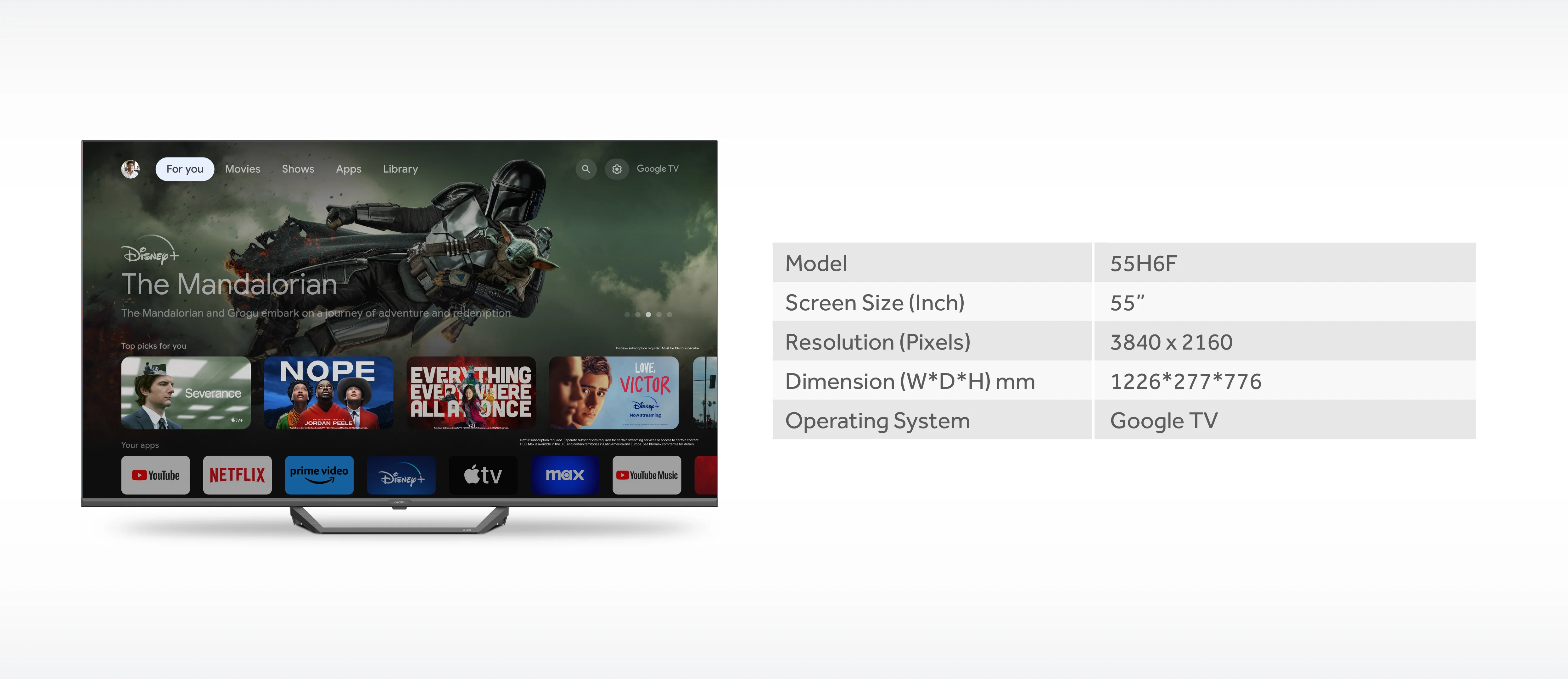 TV 55H56F