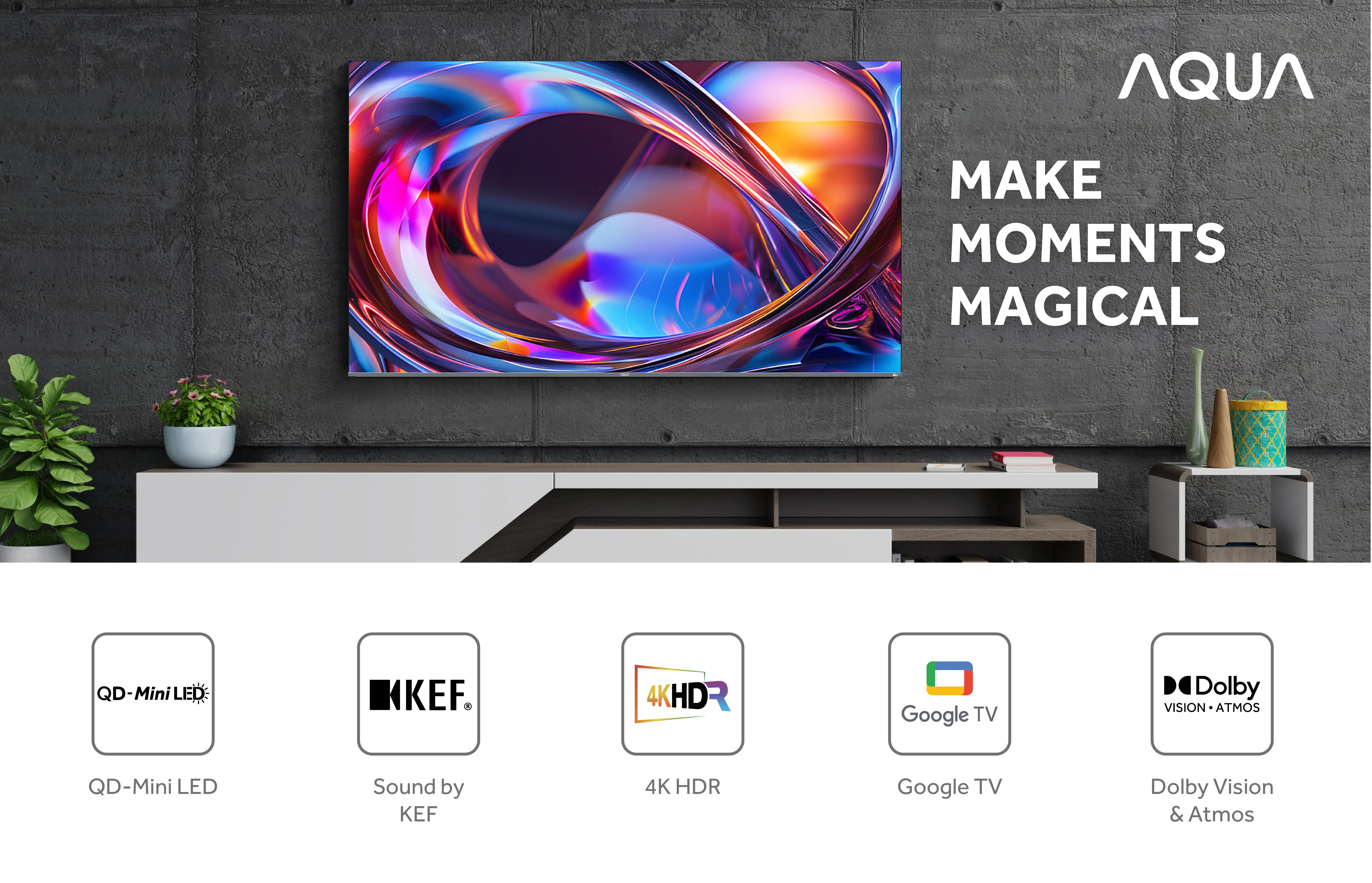 Smart TV AQUA Elektronik AQT55M80FUX