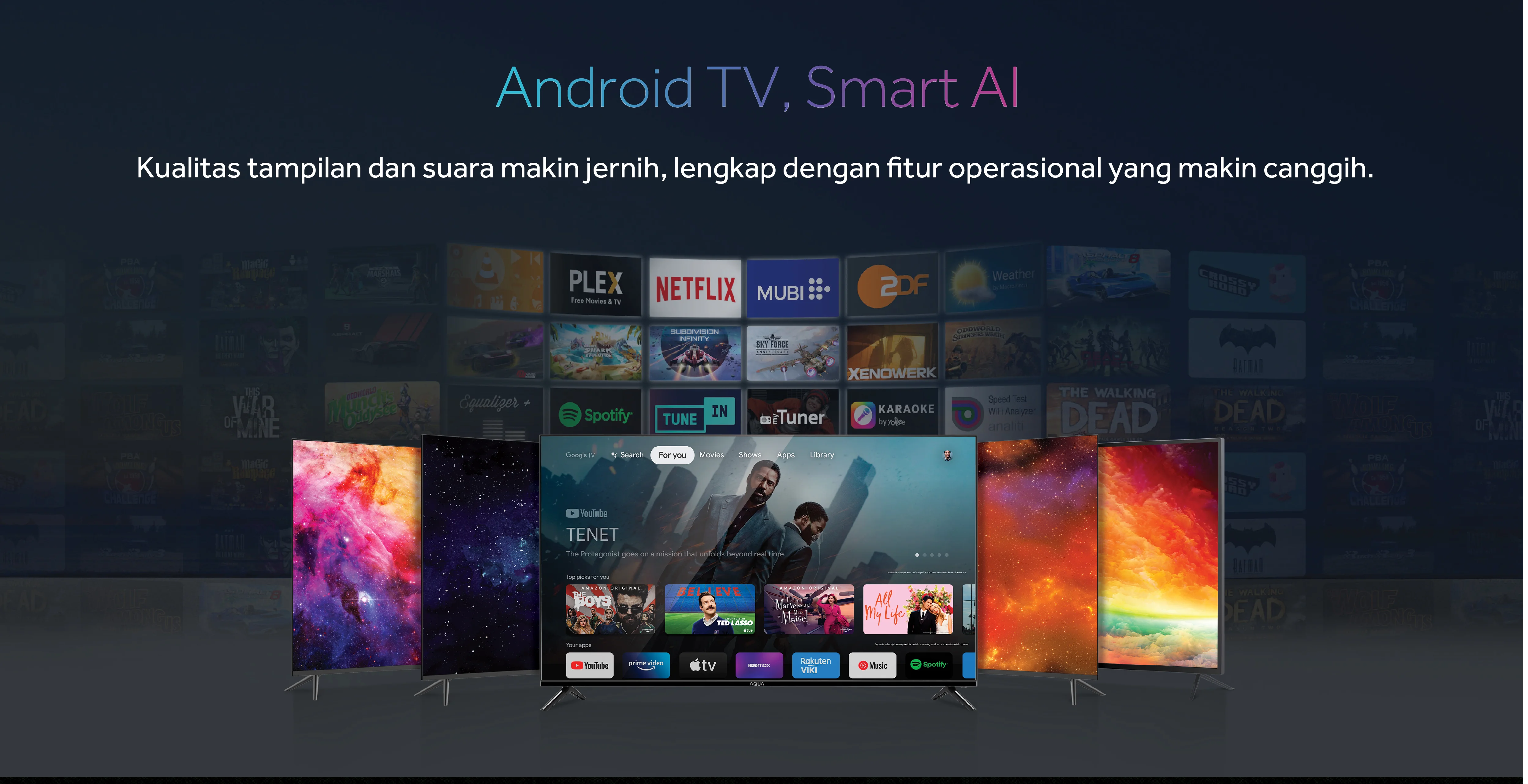 Smart TV AQUA Elektronik AQT58K85EUX