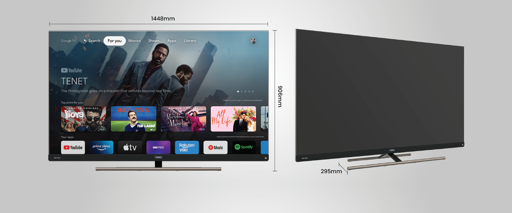 Smart TV AQUA Elektronik AQT65S900UX