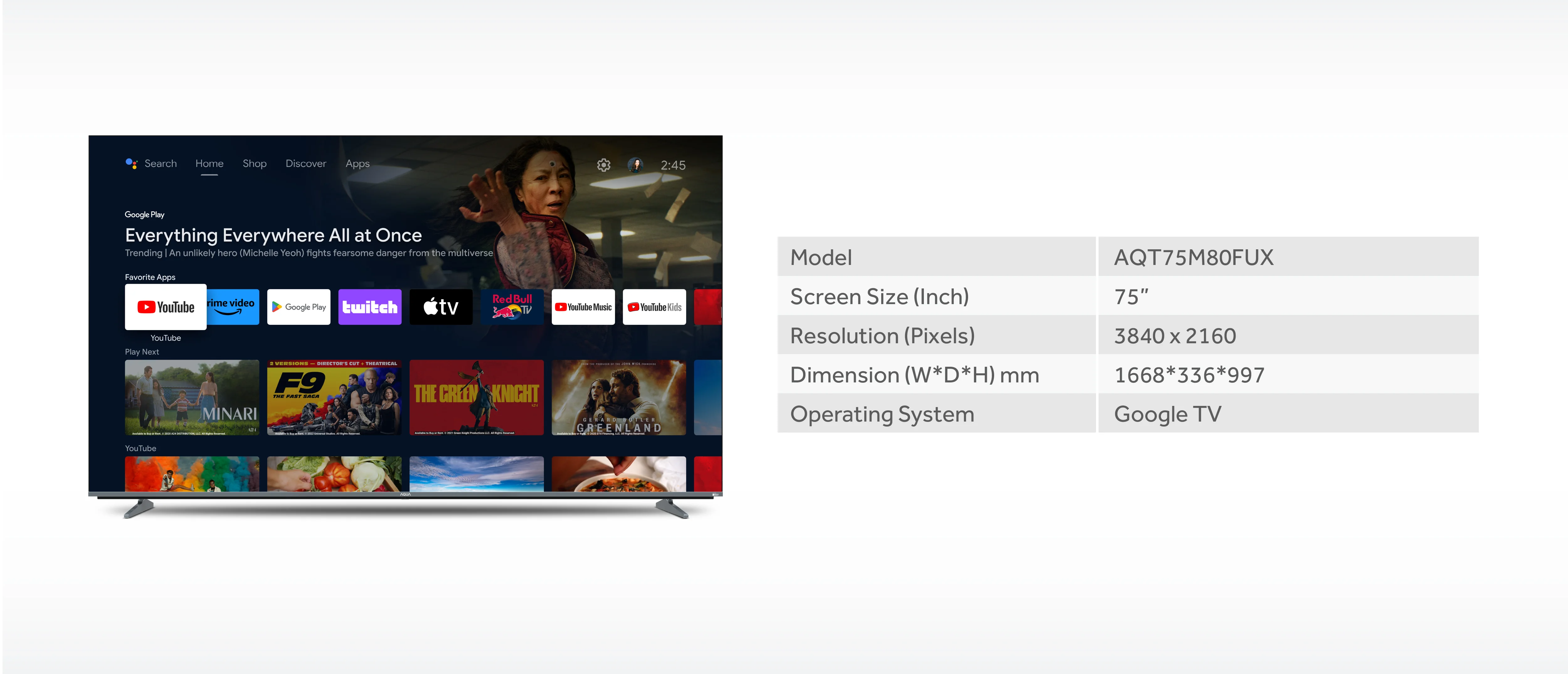 TV AQT75M80FUX-03