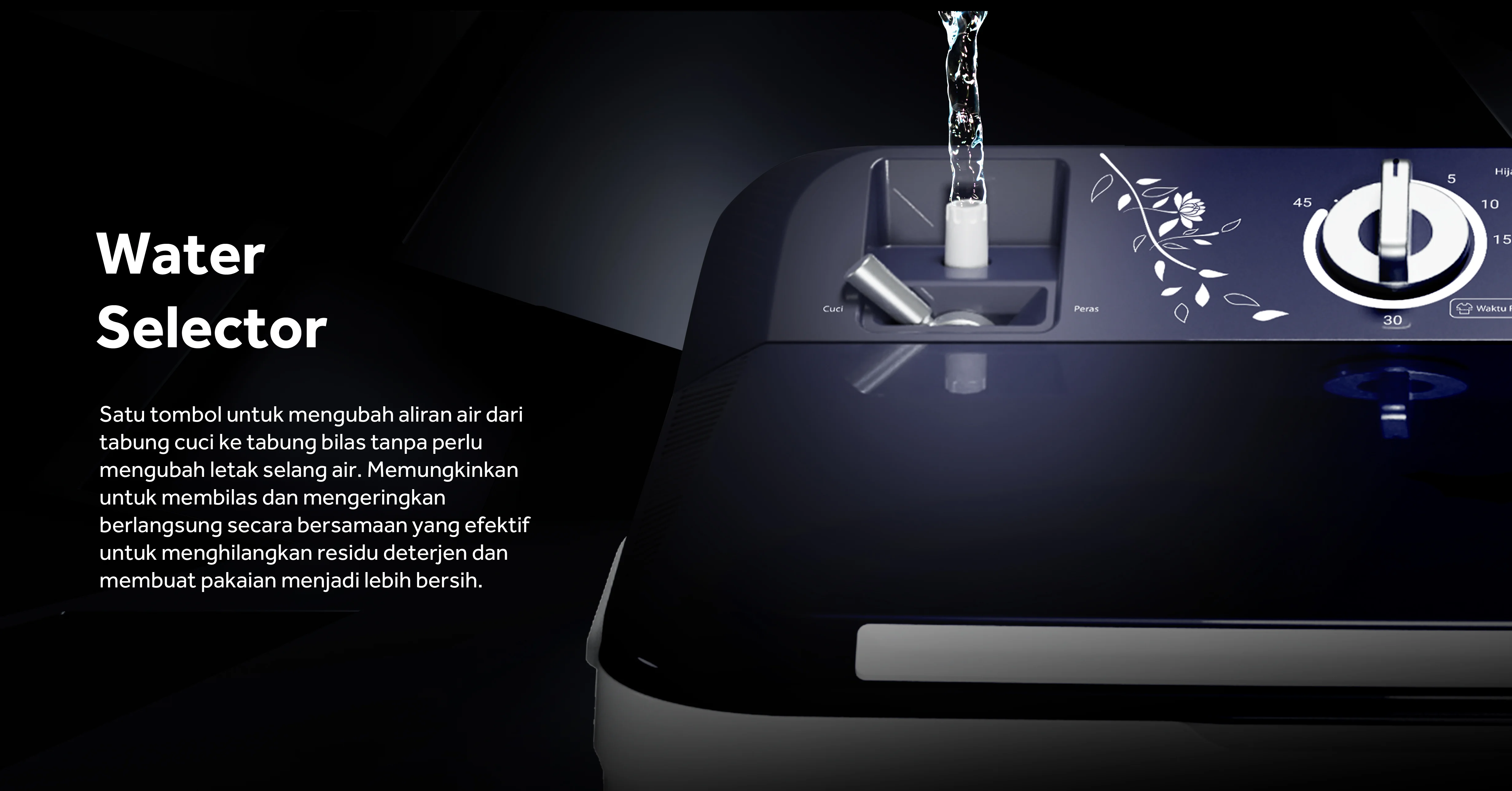 Mesin Cuci AQUA Elektronik QW-1430HT
