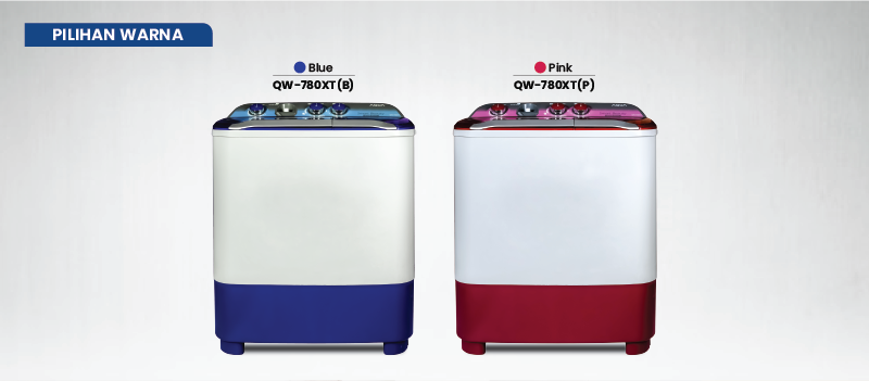 Pilihan Warna Mesin Cuci AQUA Elektronik QW-780XT