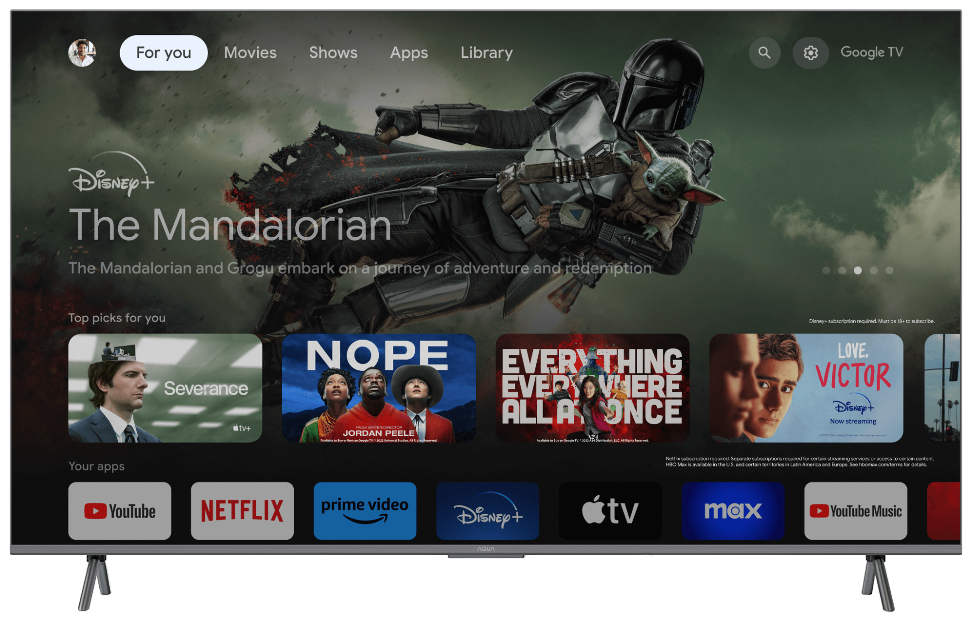 tv aqua s90eux