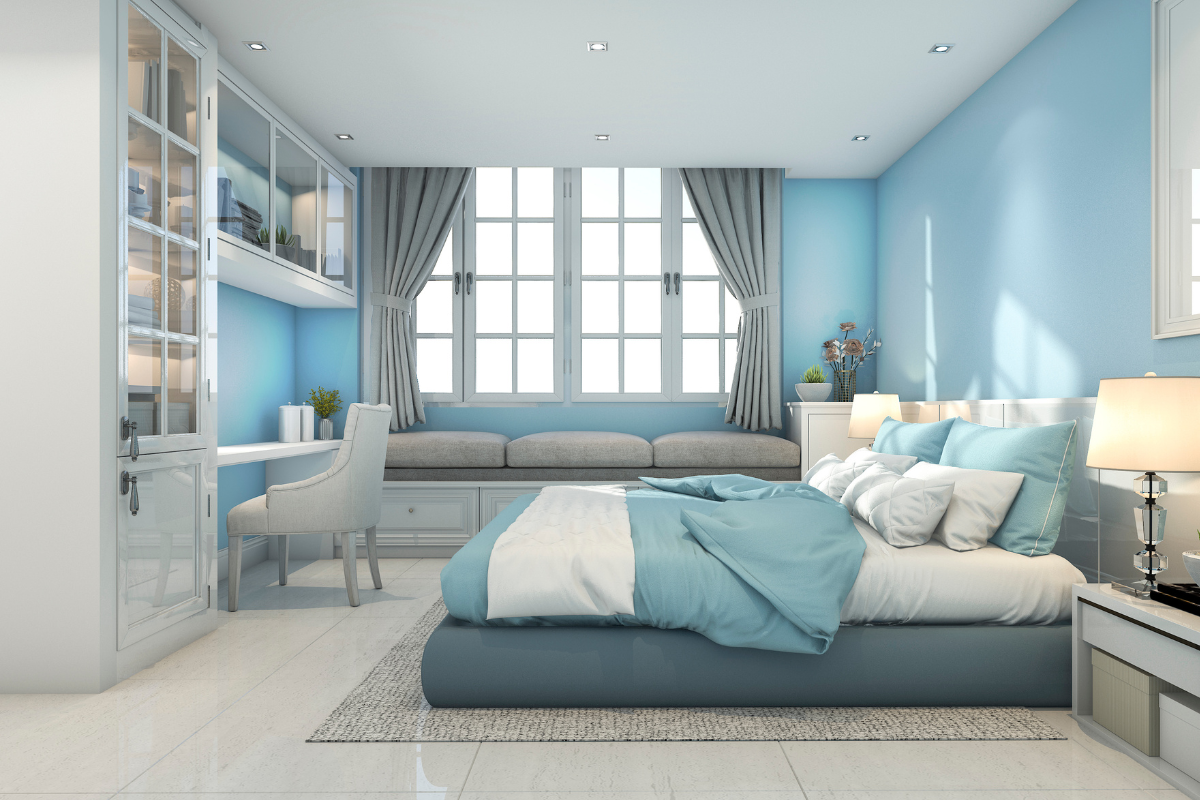 warna cat biru pastel