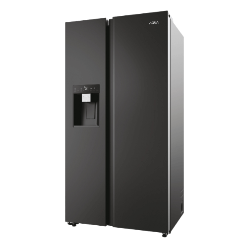 Kulkas Side By Side Anda dengan AQUA AQR-CSE696RSV(SL)