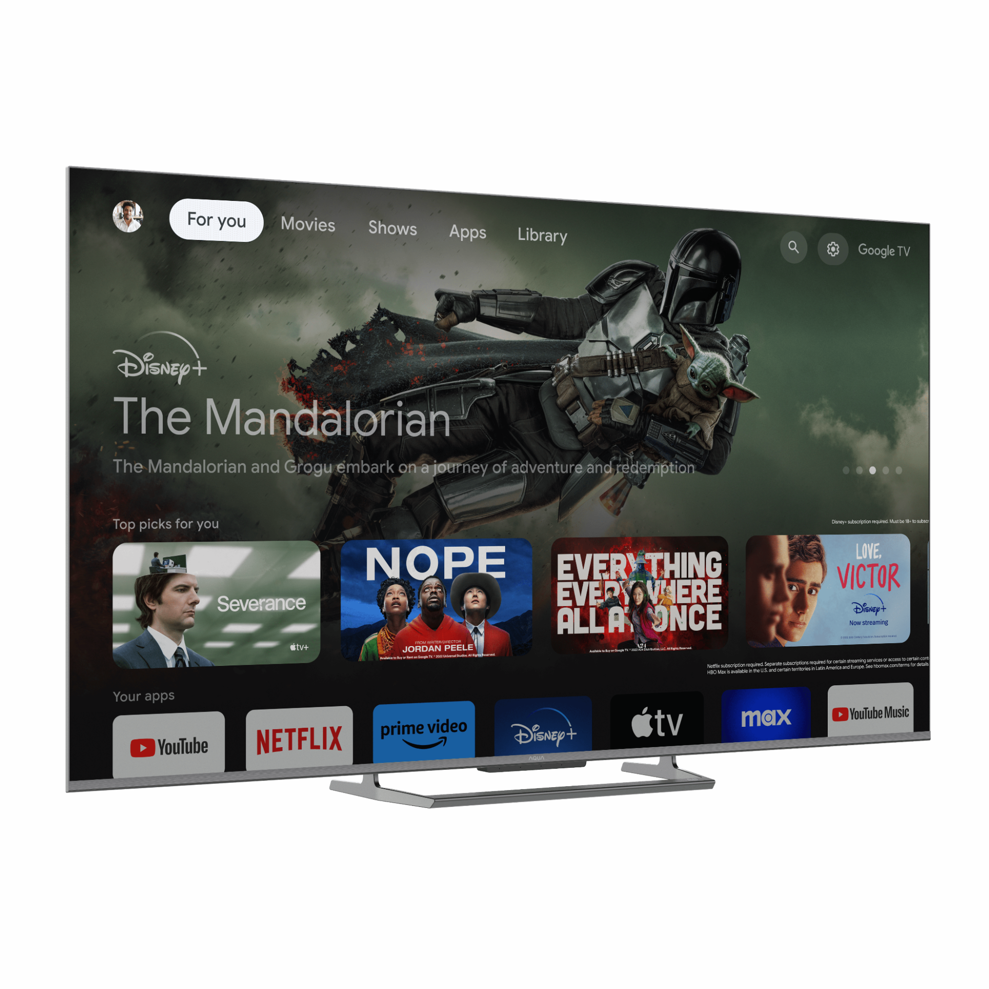 TV AQUA Elektronik AQT65S90EUX