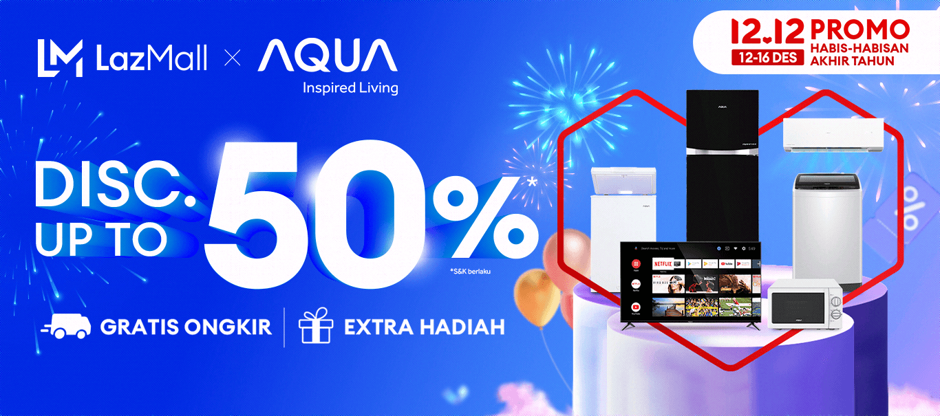 LazMall x AQUA 12.12