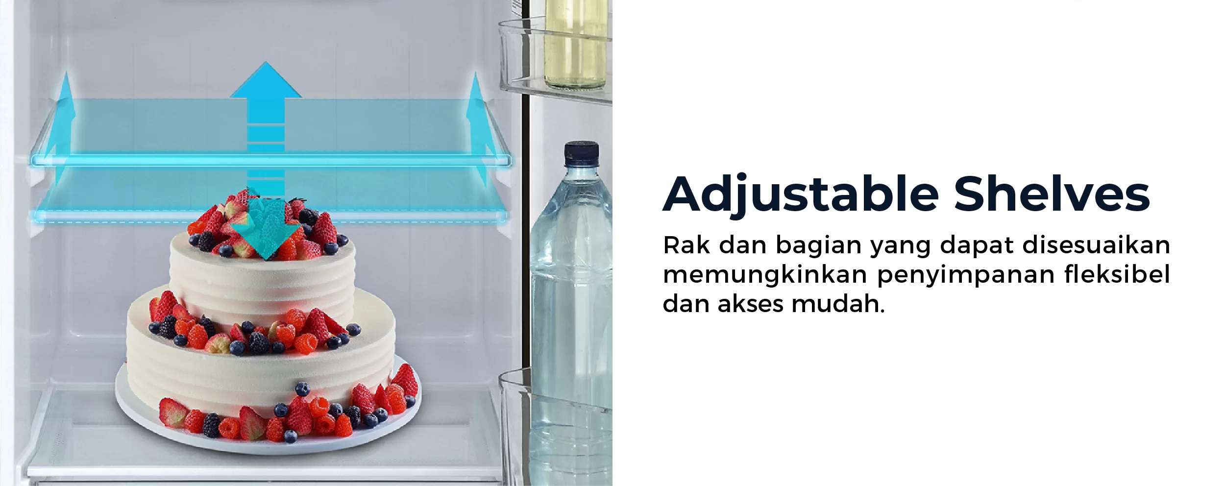 Kulkas 1 Pintu AQUA Elektronik AQR-D185 (MME)